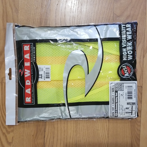 Radians SV22-2 Class 2 Safety Vest Large NWT - Picture 4 of 6
